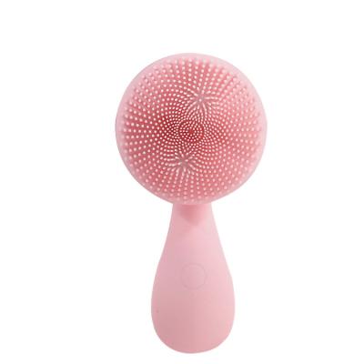 China Private Label DEEP CLEANSING Facial Sweep Skin Cleansing Deep Cleansing Facial Brush Pink for sale