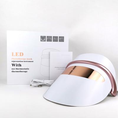 China Skin Tightening Manufacturer Wholesale 7 Color Led Photon Light Therapy Tools Home Use Face Beauty Facial Mask With Neck For Facial Skin Care for sale