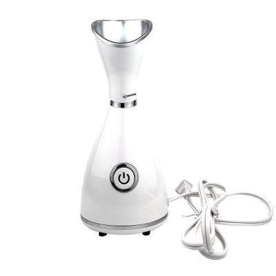 China 2021 Professional Hot Nano Ionic Steamer DEEPLY CLEANING, Face Humidifier Flame Warm Mist Facial Steamer for sale