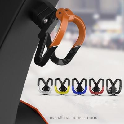 China Universal electric car hook double hook accessories modification motorcycle hook installation size non-destructive multifunctional personality modification for sale