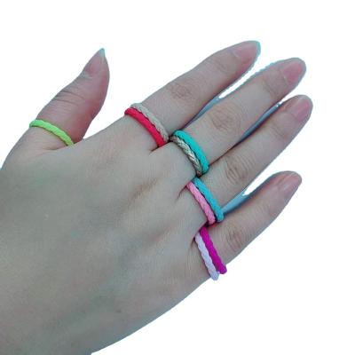 China Eco-Friendly Fashion Professional Men's Chic Jewelry Designer Stackable Silicone Ring for sale