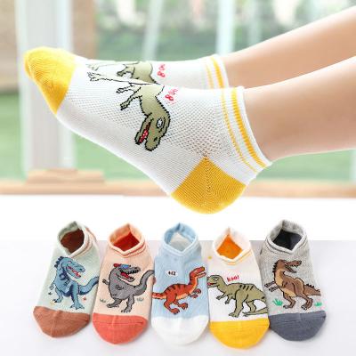 China 5 Pairs/Group Baby Mesh Breathable Autumn Cotton Soft Children's Socks Winter Cartoon Boy Socks Socks Children's Gifts for sale