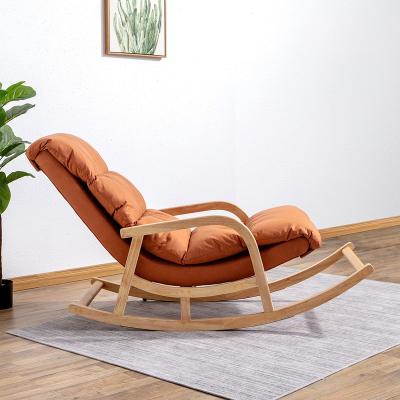 China Reclining Hot Sales Modern living room solid wood rocking chair sofa Recliner chair Factory outlet for sale