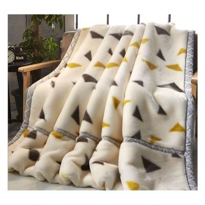 China PORTABLE Rachel multi raschel polyester mink style winter soft rashel blankets for double bed for sale