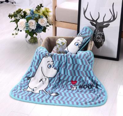 China Anti-static factory directly sell the new multi-functional cute coral fleece baby blanket for sale