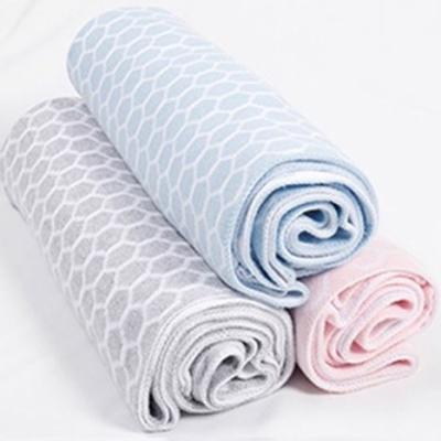 China New Sustainable Skin Friendly Breathable Cotton Baby Knitting Blanket for sale