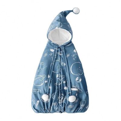 China Nondisposable Multi-use custom breathable organic bewborn cotton polyester filling baby covering natural printing wrap for new baby for sale