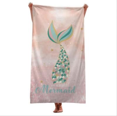 China Other Wholesale Adult Personalized Print Custom Eco-friendly Luxury Large Sand Free Beach Towel for sale