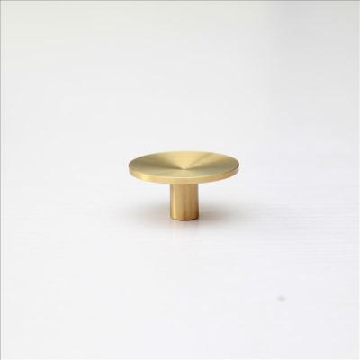 China Minimalist MAXERY Cabinet Knob Gold Pull Cabinet Hardware Solid Brass Door Knob Around Dresser Drawer Handle for sale