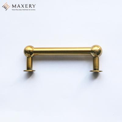 China EUROPEAN Maxery Unique Design Solid Brass Cabinet Hardware Furniture Pulls , T Bar Handles for sale