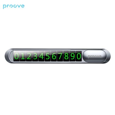 China Aluminum alloy Proove Parking Sign Metal Lock Parking Number Plate Telephone Number Card Parking Number Plate Car Decoration Accessories for sale