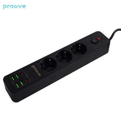 China Mobile Phone Proove Multifunctional Socket P-03 With USB Type C Outlet extender power socket Strip for sale