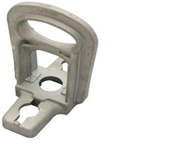 China Cable Pole Anchor Bracket 18KN Installing With SS Strap for sale