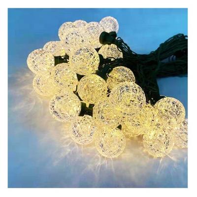 China LED String Lights Hot Sale Silver Beauty LED Christmas String Lights G40 LED Christmas String Light Set Connectable Home Decoration Light for sale