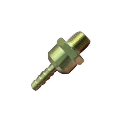 China OEM 3/8 NPT Male Thread Hanger Block Brass Barb Hose Fitting Available Brass Hose for sale