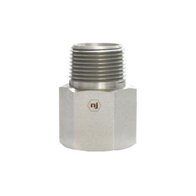 China #45 Carbon Steel NPT American Standard GLOBE Male Thread Adapter Female Hydraulic Reducer for sale