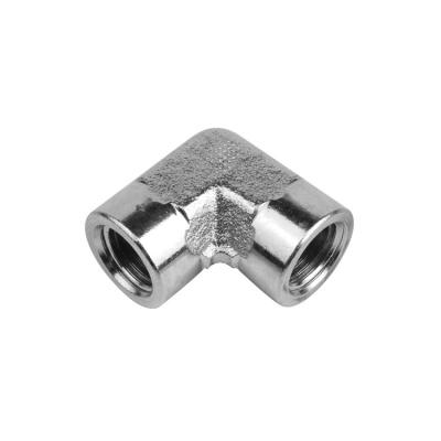 China Carbon Steel #45 Steel 90 Degree Elbow Adapter and Pipe Female NPT Threaded Fittings for sale