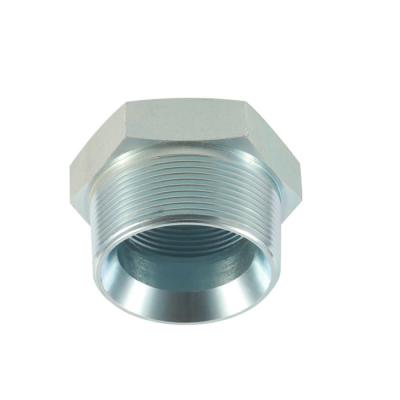 China DIN Standard Carbon Steel 4C / 4D Hexagonal Metric Hydraulic Socket for sale