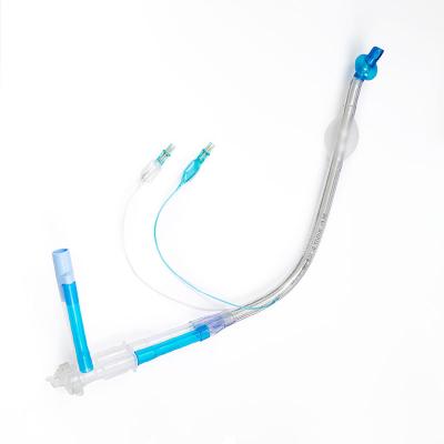 China Aparato médico endotraqueal del tubo del doble transparente de DLT en venta