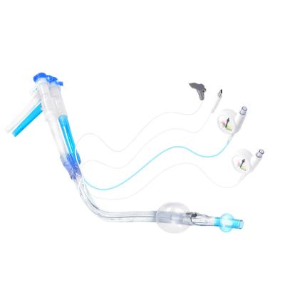 China Visal Double Lumen Endotracheal Tube rechts mit hohem Volumen Niederdruckmanschetten eingebaute Kamera zu verkaufen