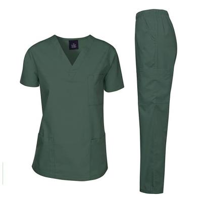 China Hospital Uniform For Hospital Reception Nurse Scrub Tops Uniform Custom Made Suit For Healthcare Workers for sale