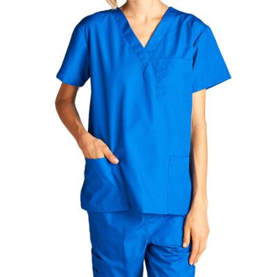 China Medical Hospital Nurse V-Neck Suit Uniform Srubs Scrubs Nurse Uniform Hospital for sale