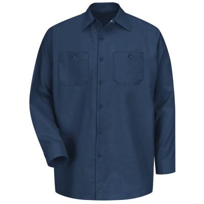 China Industrial Work Shirts Mens Long Sleeve Work Shirt Cotton Work Shirt for sale