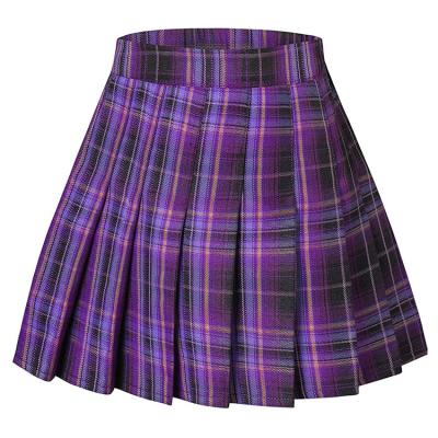 China School Plus Size Girls Custom School Uniform Pleated Skirts In Black Or Customized Colors for sale