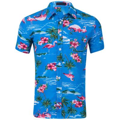 China Hawaii Casual Casual Regular Fit Custom Shirts Cool Shirt For Mens Short Sleeve for sale