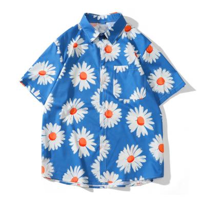 China Wholesale Casual Shirts Man Design Shirts Short Sleeve Hawaiian Shirts Clothes For Man for sale