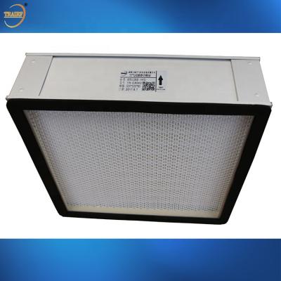 China Best Selling High Quality Laminar Airflow Products Cleanroom Hood Mini Pleat Hepa Air Filter H11 H12 H13 H14 for sale