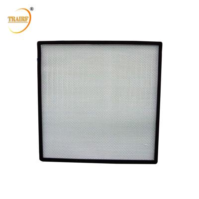 China Cleanroom 99.99% Efficiency Low Pressure HEPA Filter H13 H14 for sale