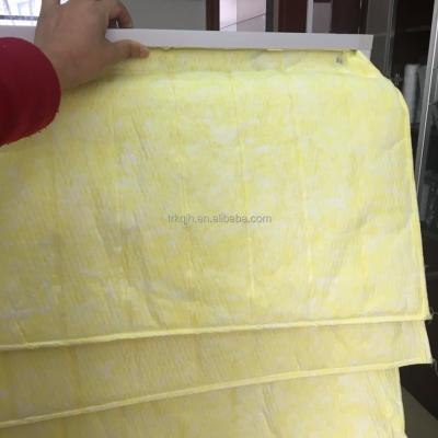 China industrial & Aluminum Alloy Frame Commercial Fiberglass System F8 Ventilation Filter Bag Medium Air Filter For Air Conditioning for sale