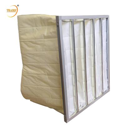 China Cleanroom F5 F6 F7 F8 F9 Pocket Air Filter Dust Filter Bag for sale