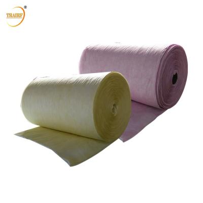 China Medium Air Conditioner Air Conditioner Air Filter F7 Efficiency Synthetic Fiber Pocket Bag Air Filter Roll Media for sale