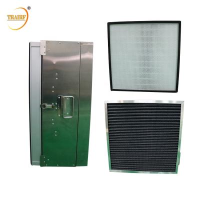 China Long Service Life Cleanroom Fan Filter Unit FFU With HEPA Filter H13 H14 FFU for sale