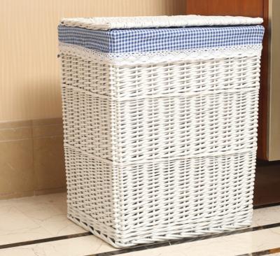 China Rattan Wicker Willow Baby Toys Dirty Clothes Storage Laundry Basket ECO Friendly Fashion Baskets Decorations Furniture for sale