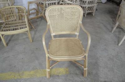 China Luxury Cane Modern Chair Wooden Wicker Rattan Bar Chairs Outdoor Garden Sofa Chair for sale