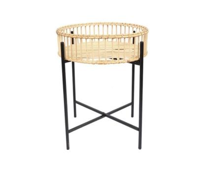 China Best Home Decor Popular Rattan Plant Stand, Planter Holder Wholesale Natural Seagrass Vase Handicraft Wicker Flower Pot for sale