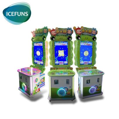 China Game Coin Frog Pop Up Ticket Lottery Dispenser Redemption Game Machine For Sale for sale