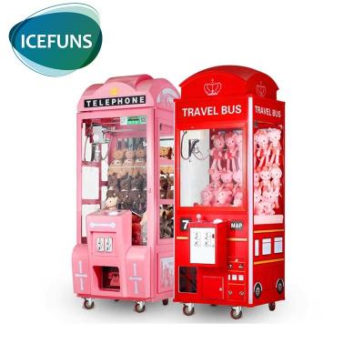 China 2021 High Quality Amusement Center Electronic Games Plush Toy Claw Crane Machine For Game Room for sale