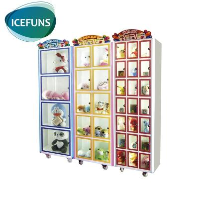 China Amusement Center Factory Price Side Box Locker Professional Claw Crane Machine Toy Crane Game For Entertainment for sale