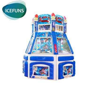 China Dream Supermarket Castle Coin Pusher Arcade Ticket Redemption Games Machine For Sale for sale