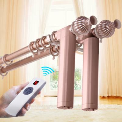 China Convenient Smart Curtain Motorized Curtain And Electric Curtain Tracks for sale