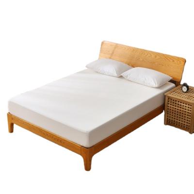 China OEM Bamboo Fiber Terry Quilted Fabric Waterproof Bed Bug Waterproof Mattress Cover for sale