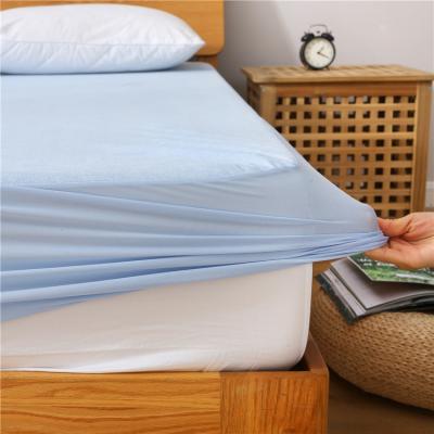 China New Waterproof Cotton Waterproof Mattress Cover Protector Anti Allergic Insect OEM for sale