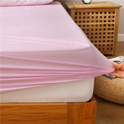 China Custom Bamboo Mattress Cover Hypoallergenic Waterproof Hypoallergenic Waterproof Baby Bed Mattress Pad Protector for sale