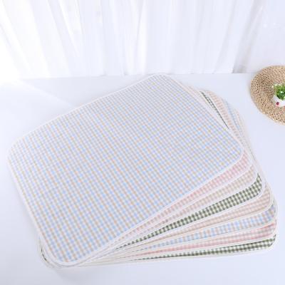 China 2021 New Anti-bacteria Cheap Price Baby Diaper Stitched Ramie Changing Mat For Sale for sale