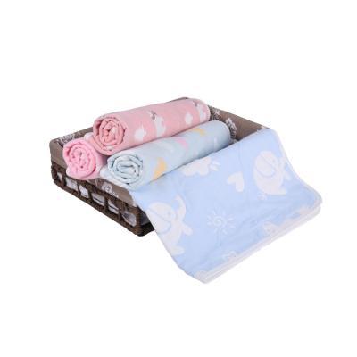 China Anti-bacteria Factory Price Baby Waterproof Bamboo Covers Jacquard Thick Gauze Changing Pad for sale