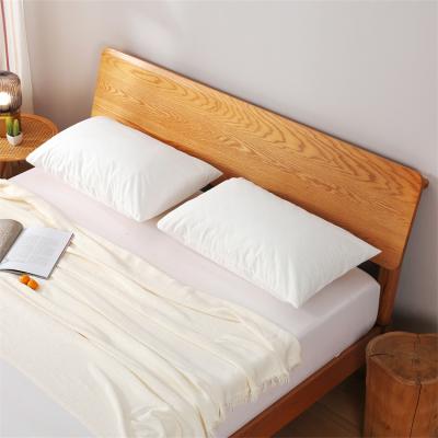 China Anti Dust Mite OEM Terry knitted fabric waterproof pillow protector full custom Hotel pillow case for sale